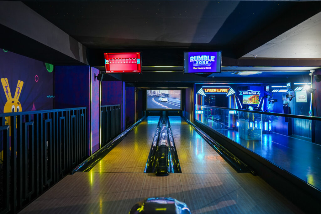 Where the Energy Never Drops: Bowling and Top Games at Rumble Zone