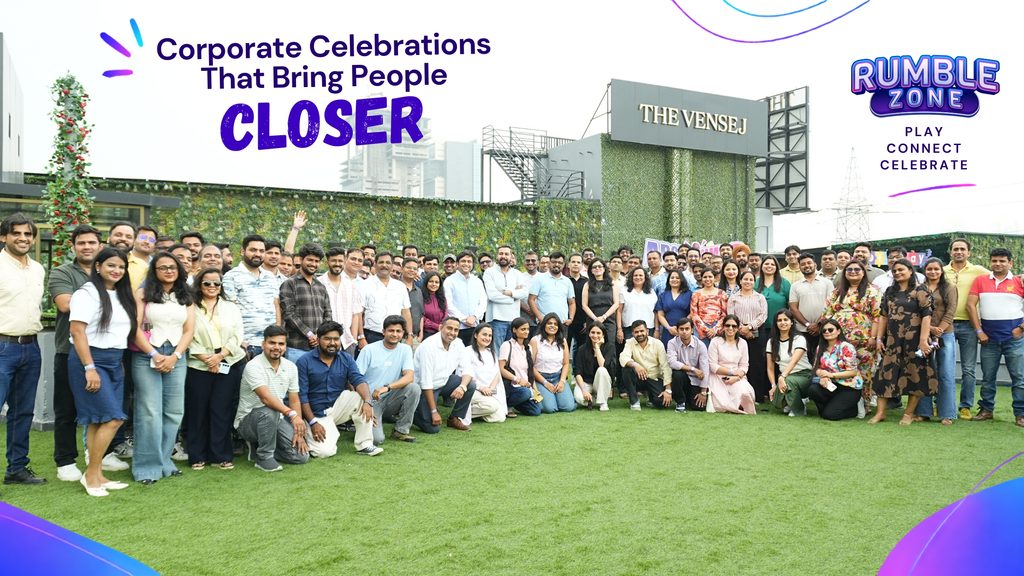 Corporate team celebration at Rumble Zone, Vensej Mall Gurgaon